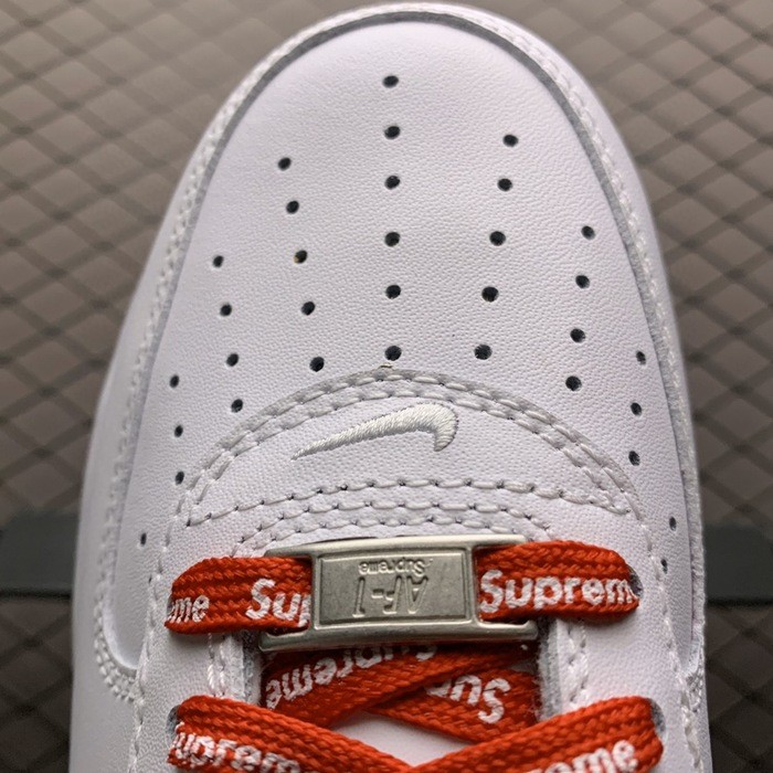 air force 1 low "Sup*e - mini box logo white"