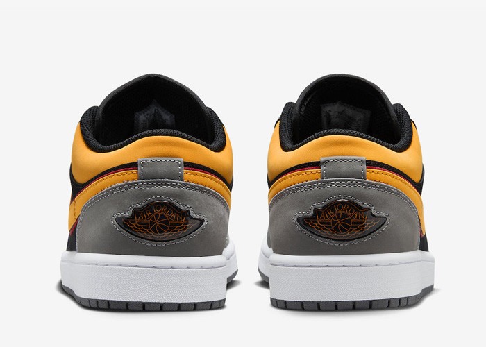 Air Jordan 1 Low Black Vivid Orange - FN7308-008